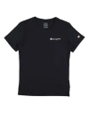 Champion Babies'  Toddler Boy T-shirt Midnight Blue Size 7 Cotton In Black