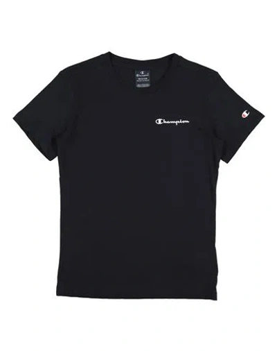 Champion Babies'  Toddler Boy T-shirt Midnight Blue Size 7 Cotton In Black