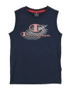 Champion Babies'  Toddler Boy T-shirt Navy Size 5 Cotton In Black