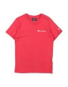 Champion Babies'  Toddler Boy T-shirt Red Size 7 Cotton