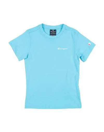 Champion Babies'  Toddler Boy T-shirt Sky Blue Size 7 Cotton