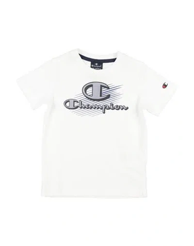 Champion Babies'  Toddler Boy T-shirt White Size 3 Cotton