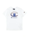 Champion Babies'  Toddler Boy T-shirt White Size 3 Cotton