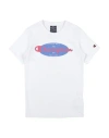 Champion Toddler Boy T-shirt White Size 7 Cotton In White
