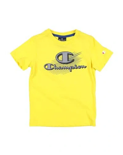 Champion Babies'  Toddler Boy T-shirt Yellow Size 3 Cotton