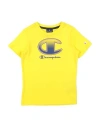 Champion Babies'  Toddler Boy T-shirt Yellow Size 5 Cotton