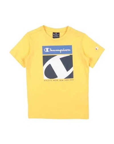 Champion Babies'  Toddler Boy T-shirt Yellow Size 7 Cotton