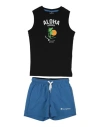 Champion Toddler Boy Tracksuit Black Size 7 Cotton In Multi