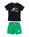 Champion Babies'  Toddler Boy Tracksuit Midnight Blue Size 5 Cotton, Polyester In Black