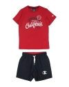Champion Babies'  Toddler Boy Tracksuit Red Size 5 Cotton