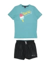 Champion Babies'  Toddler Boy Tracksuit Turquoise Size 7 Cotton In Blue