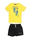 Champion Toddler Boy Tracksuit Yellow Size 7 Cotton In Yellow