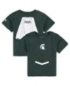 Champion Toddler Boys And Girls  Green Michigan State Spartans Super Hero T-shirt In Green