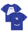 Champion Toddler Boys And Girls  Royal Kentucky Wildcats Super Hero T-shirt In Royal