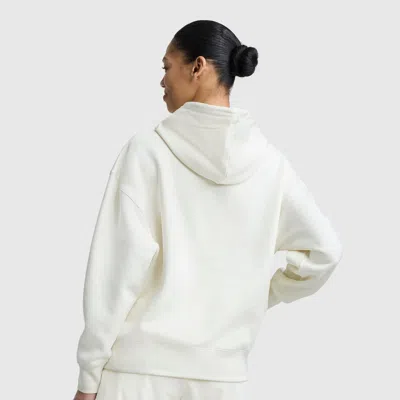 Champion Tonal Script Freshman Powerblend Hoodie In White