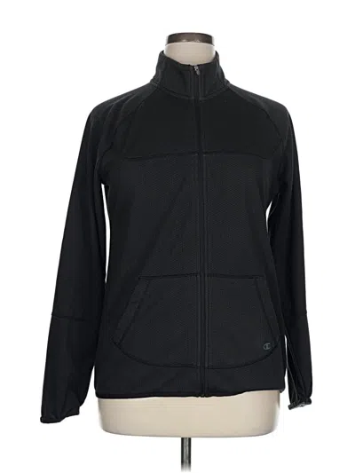 Pre-owned Champion Track Jacket In Black