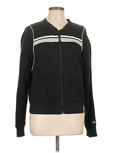 Pre-owned Champion Track Jacket In Black