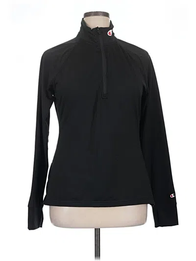 Pre-owned Champion Track Jacket In Black