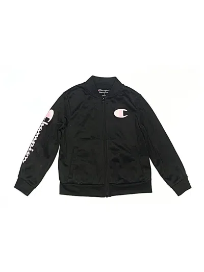 Pre-owned Champion Kids' Track Jacket In Black