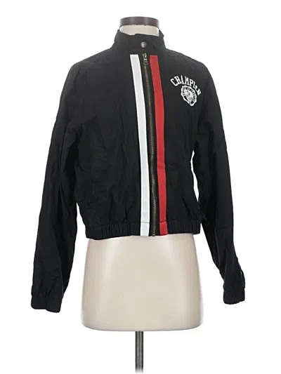 Pre-owned Champion Track Jacket In Black