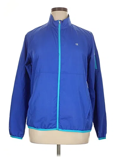 Pre-owned Champion Track Jacket In Blue