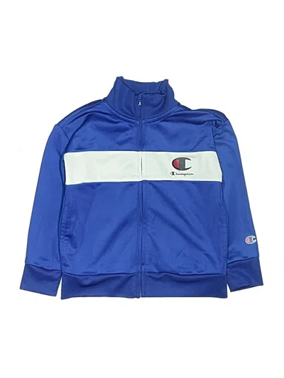 Pre-owned Champion Kids' Track Jacket In Blue