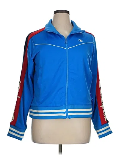 Pre-owned Champion Track Jacket In Blue