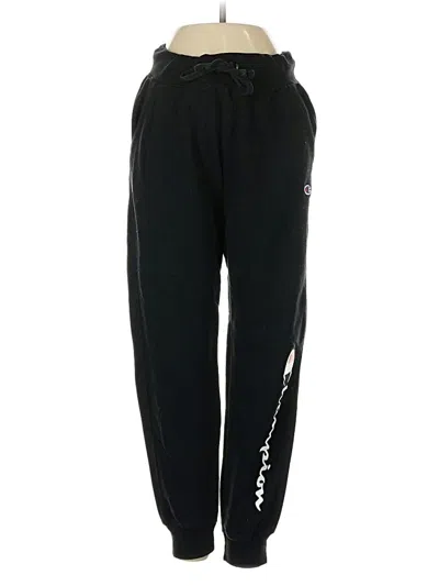 Pre-owned Champion Track Pants In Black