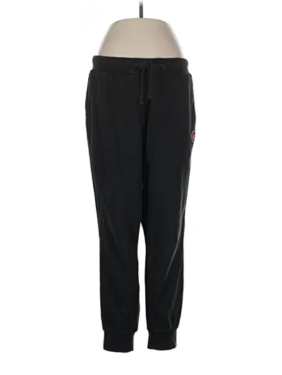Pre-owned Champion Track Pants In Black
