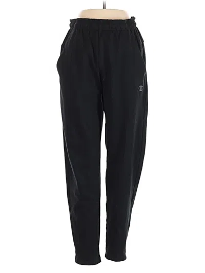 Pre-owned Champion Track Pants In Black