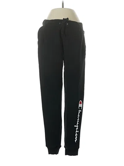 Pre-owned Champion Track Pants In Black