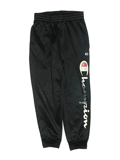 Pre-owned Champion Kids' Track Pants In Black