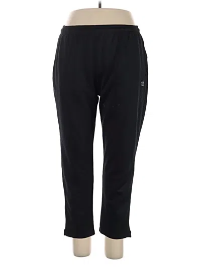 Pre-owned Champion Track Pants In Black