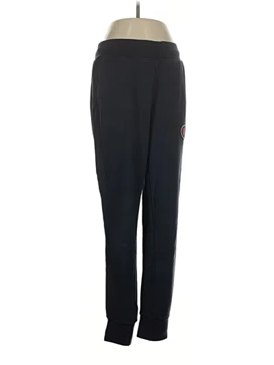 Pre-owned Champion Track Pants In Black