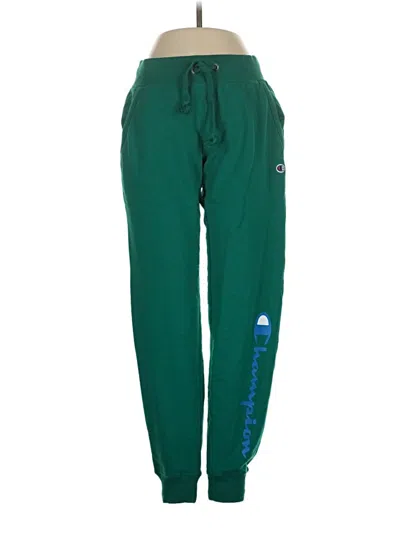 Pre-owned Champion Track Pants In Green