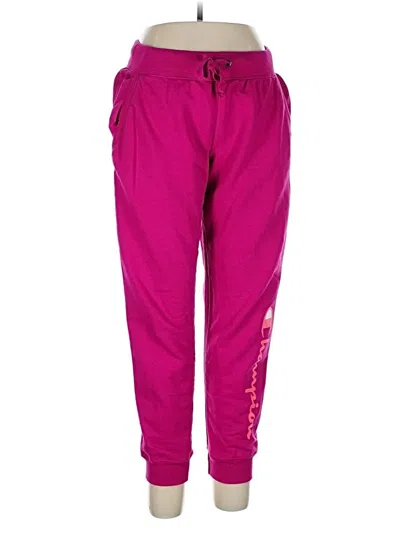 Pre-owned Champion Track Pants In Pink