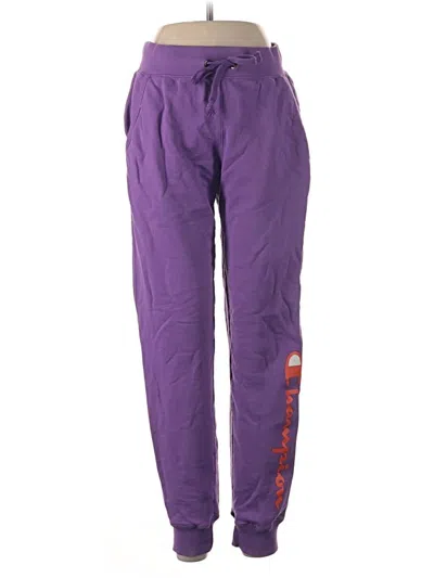 Pre-owned Champion Track Pants In Purple