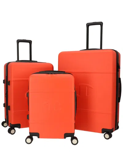 Champion Tracker 3pc Expandable Luggage Set In Red