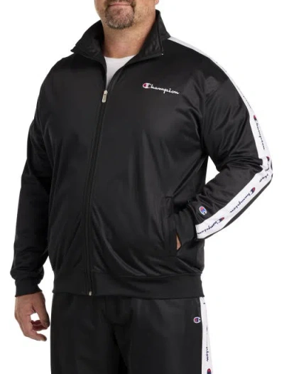 Champion Tricot Track Jacket In Black