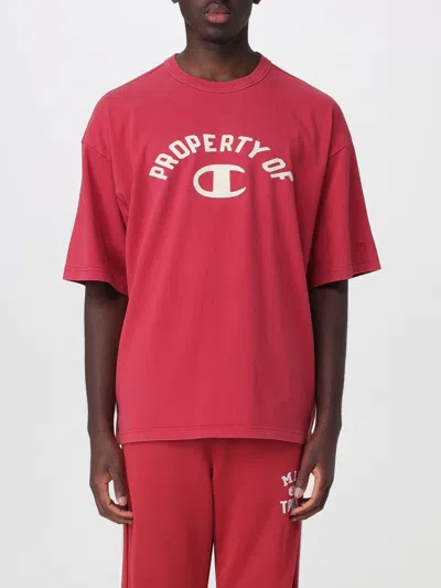 Champion T-shirt Men In Red