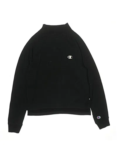 Pre-owned Champion Kids' Turtleneck Sweater In Black