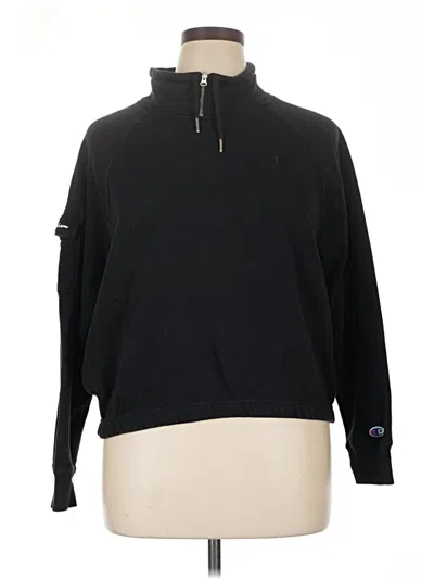 Pre-owned Champion Turtleneck Sweater In Black