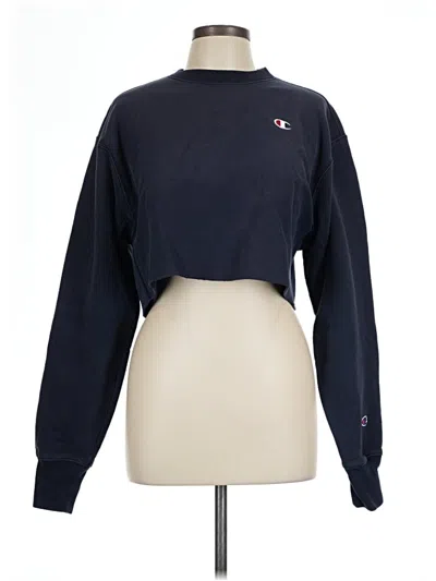 Pre-owned Champion Turtleneck Sweater In Blue