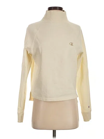 Pre-owned Champion Turtleneck Sweater In Ivory