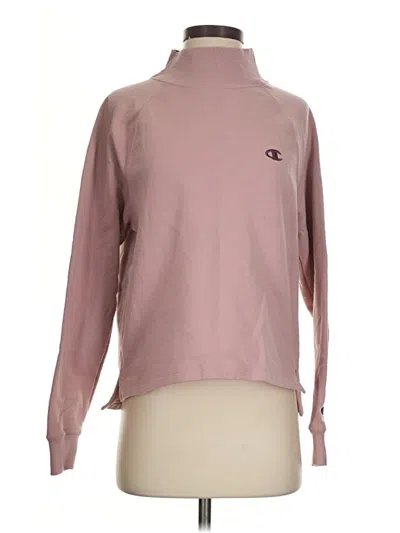 Pre-owned Champion Turtleneck Sweater In Pink