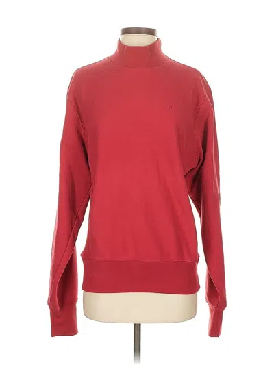 Pre-owned Champion Turtleneck Sweater In Red