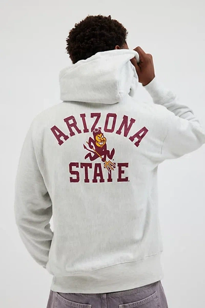 Champion Uo Exclusive Arizona Sun Devils Hoodie Sweatshirt In Grey At Urban Outfitters