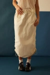 Champion Uo Exclusive Taslan Midi Skirt In Cream At Urban Outfitters