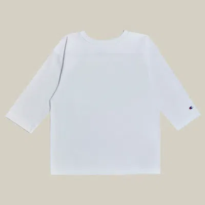 Champion Usa 3/4 Sleeve Football T-shirt In White