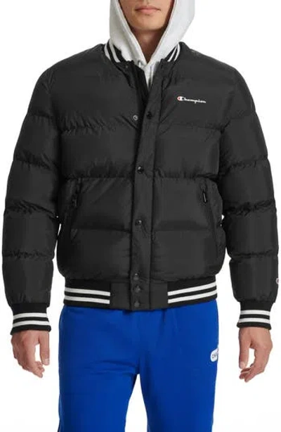 CHAMPION CHAMPION VARSITY QUILTED BOMBER JACKET